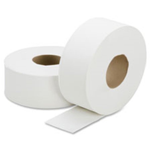 Cubiculum Usa Toilet Tissue, Jumbo Roll, 2-Ply, 3.7 in. x 1000 ft., 12RL-BX, White CU1867148